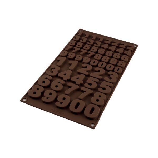 Sf174 Choco 123 - SILICONE MOLD 60x2ml  Silikomart Italy