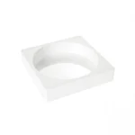 White Silikomart Tortaflex TOR180 round silicone mould