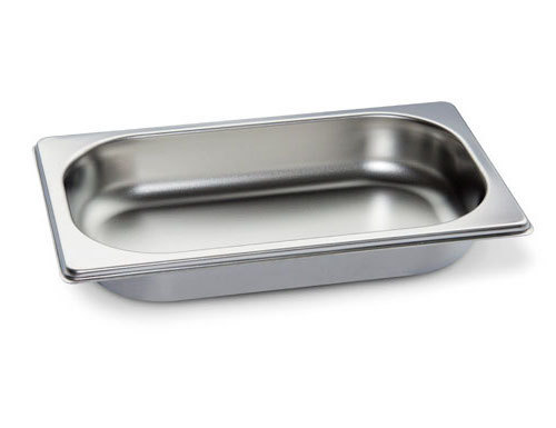 thumbnail image 2 of Baki 1/4 Gastronorm Stainless Steel Food Pan - 150mm Deep With Lid, Commercial Kitchen Container 2 of 14