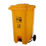 garbage bin yellow