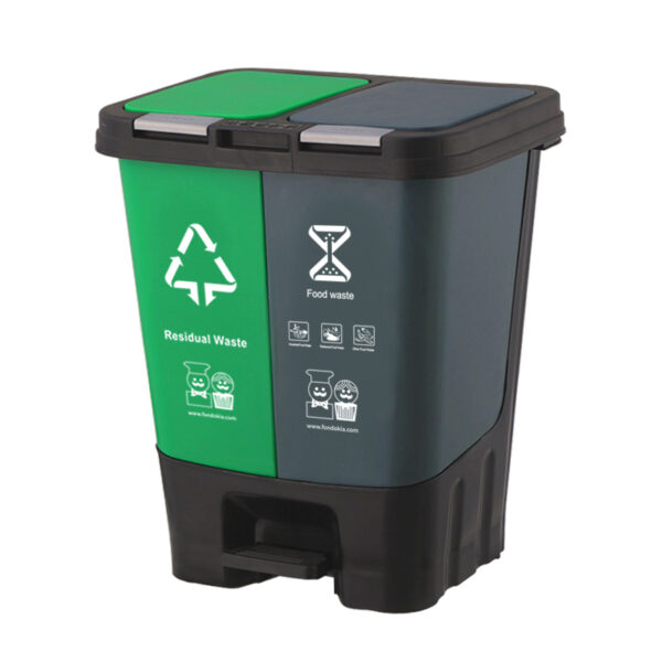 DOUBLE GARBAGE BIN