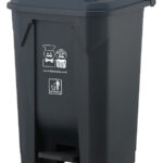GARBAGE BIN GRAY 50 LTR