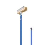 GI Metal electric oven cleaning brush with low brass-bristle head and handle