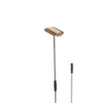 GI Metal double-sided grill brush with steel and brass bristles