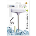 digital thermometer with screw probe