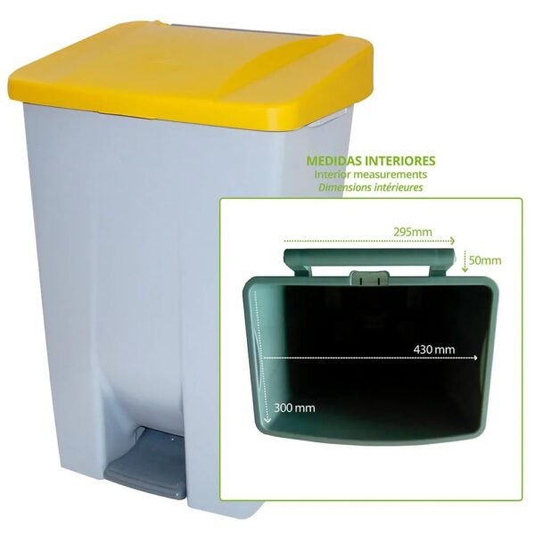 GARBAGE BIN YELLOW