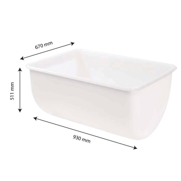 large-volume-semicircular-container