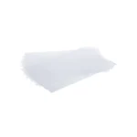 Stack of clear Silikomart acetate sheets for chocolate measuring 600 × 400 mm