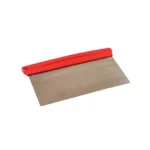 Silikomart 175 mm stainless steel dough scraper with red plastic handle