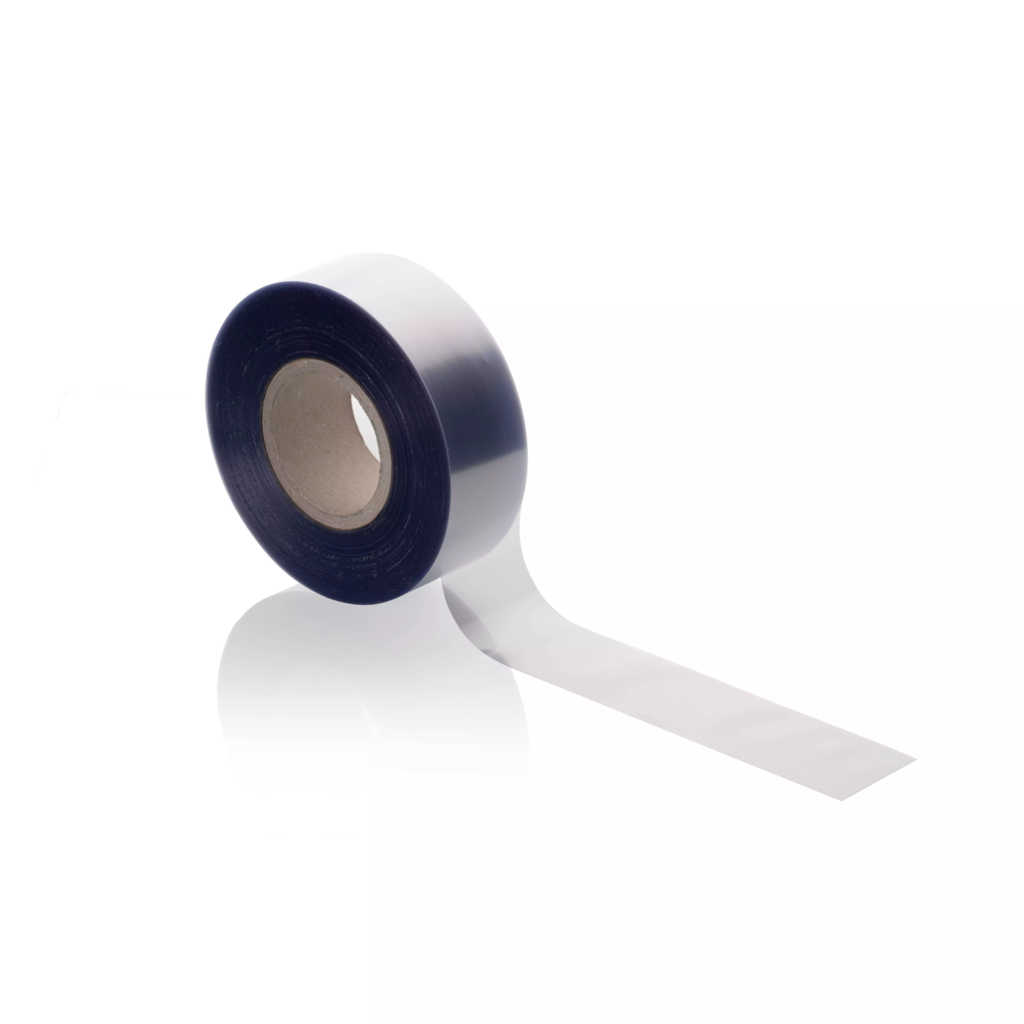 Transparent Silikomart PVC pastry roll measuring 50 mm high and 305 metres long
