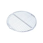 Round stainless steel cooling grid measuring 300 mm with raised supports